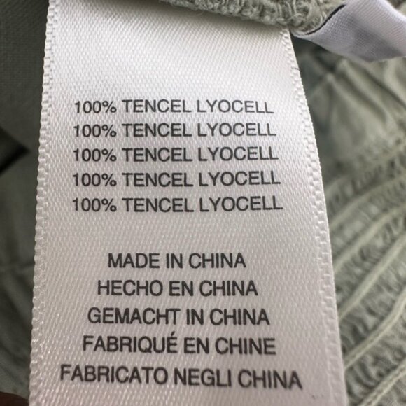 Cloth & Stone Anthropologie Olive Green Maxi Dress- PRELOVED -2X - Picture 8 of 8